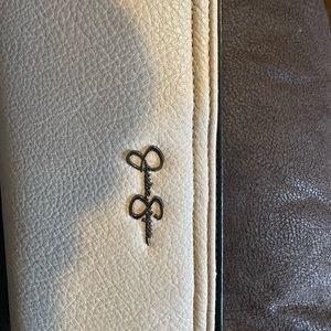 Jessica Simpson (2) leather wallets gray.. used once brand new